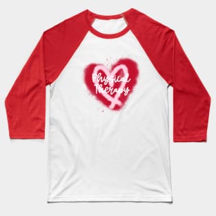 Physical Therapy, Valentine's Day Baseball T-Shirt